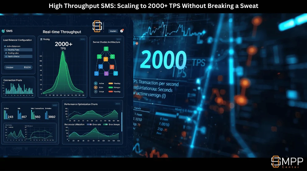 High Throughput SMS Illustration