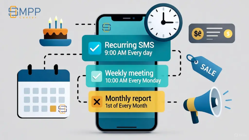 Recurring SMS Illustration