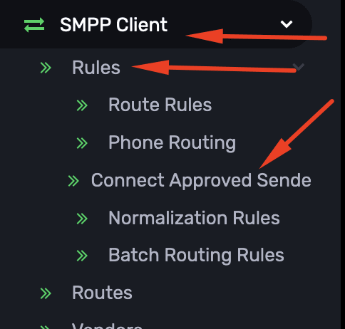 SID Rule Menu Screenshot